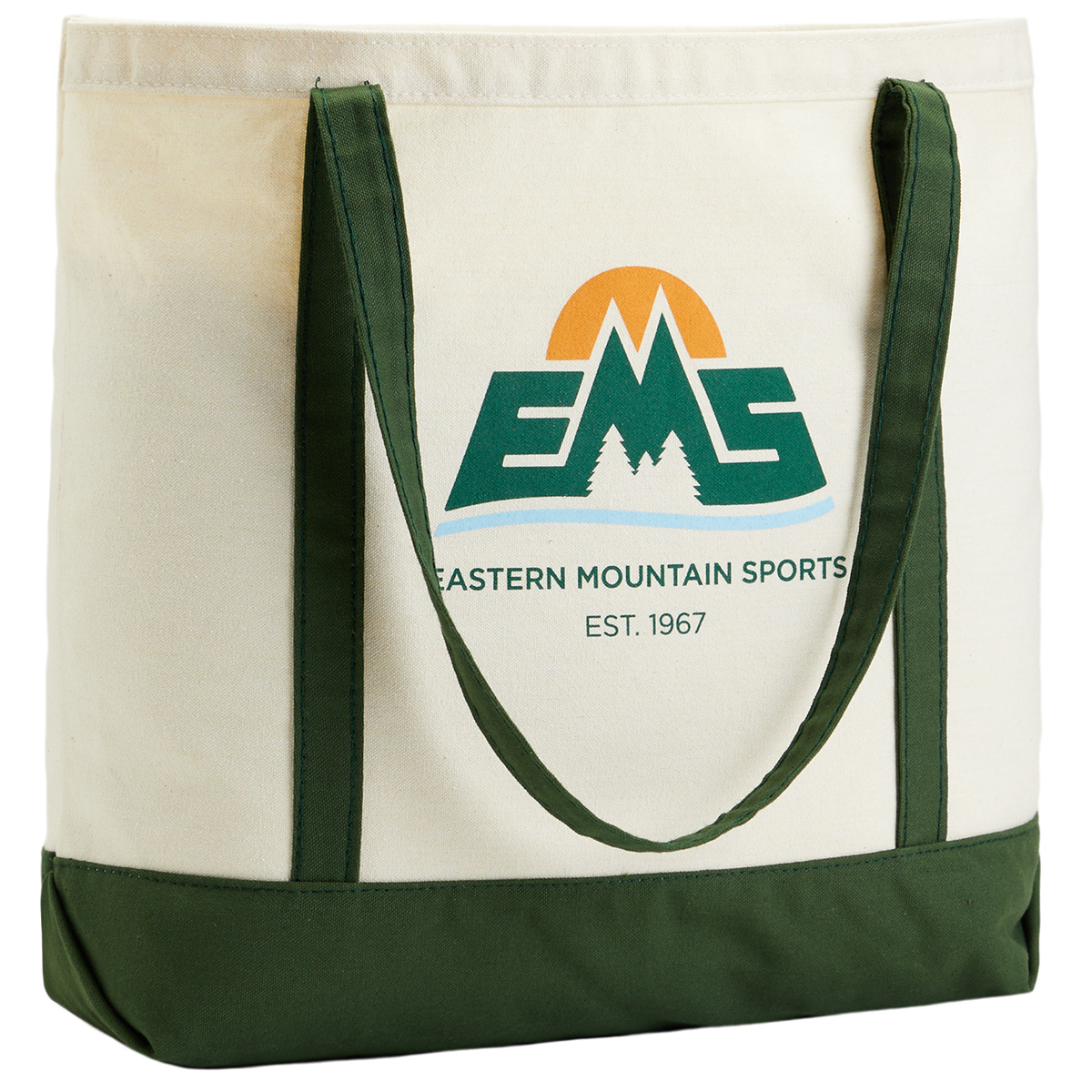 Ems Canvas Tote Bag, Green
