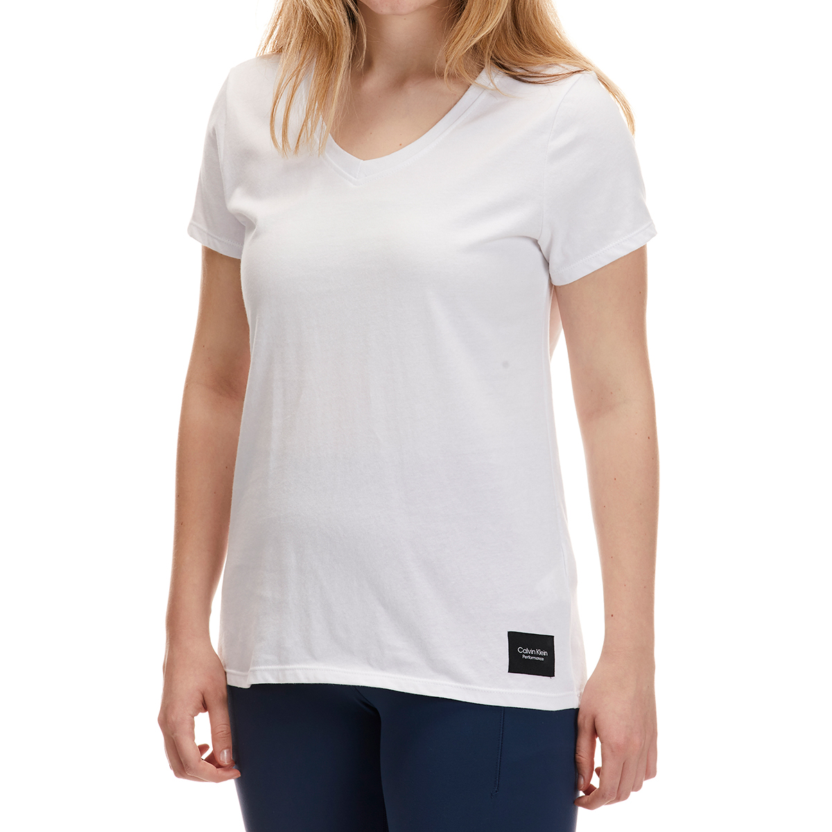 Calvin Klein Performance Women's V-Neck Short Sleeve Tee