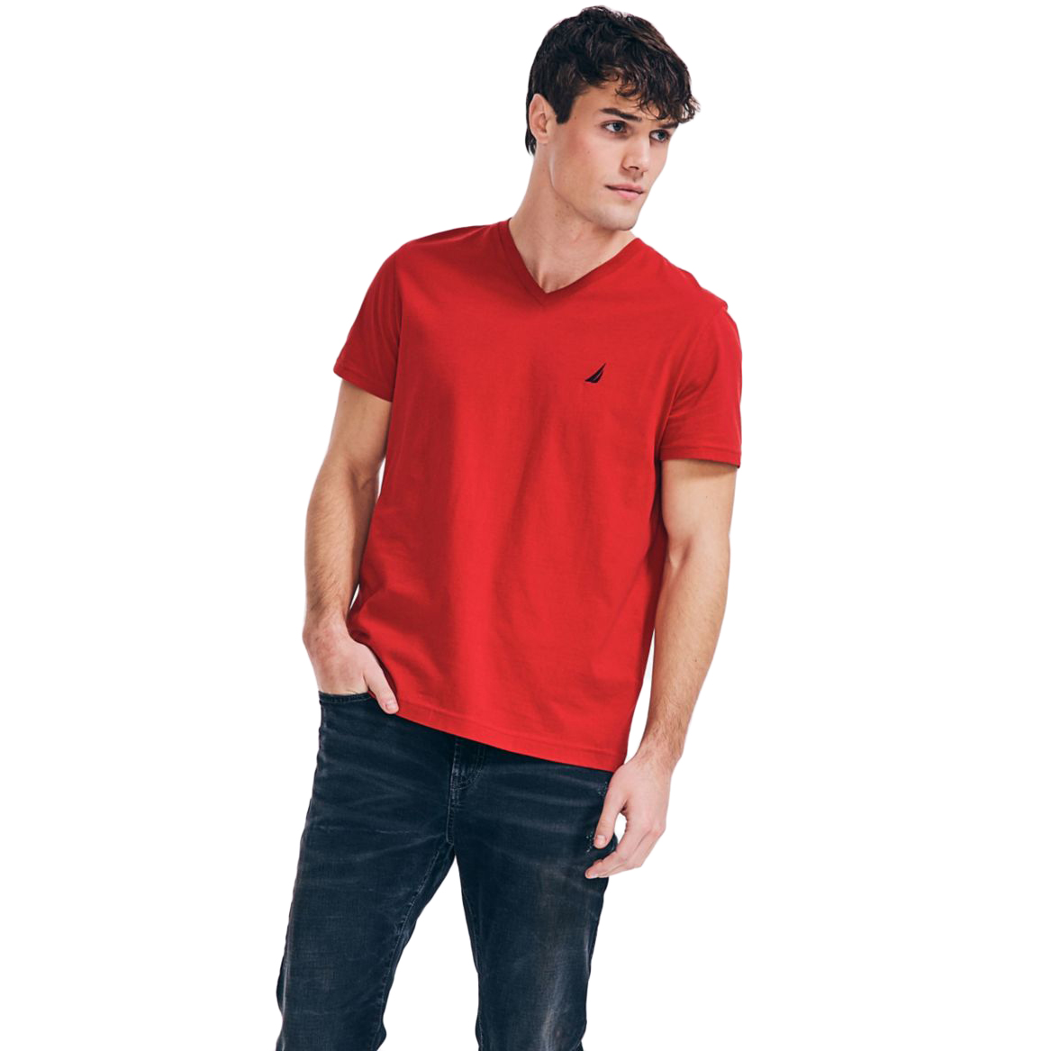 Nautica Men's Short-Sleeve V-Neck Tee