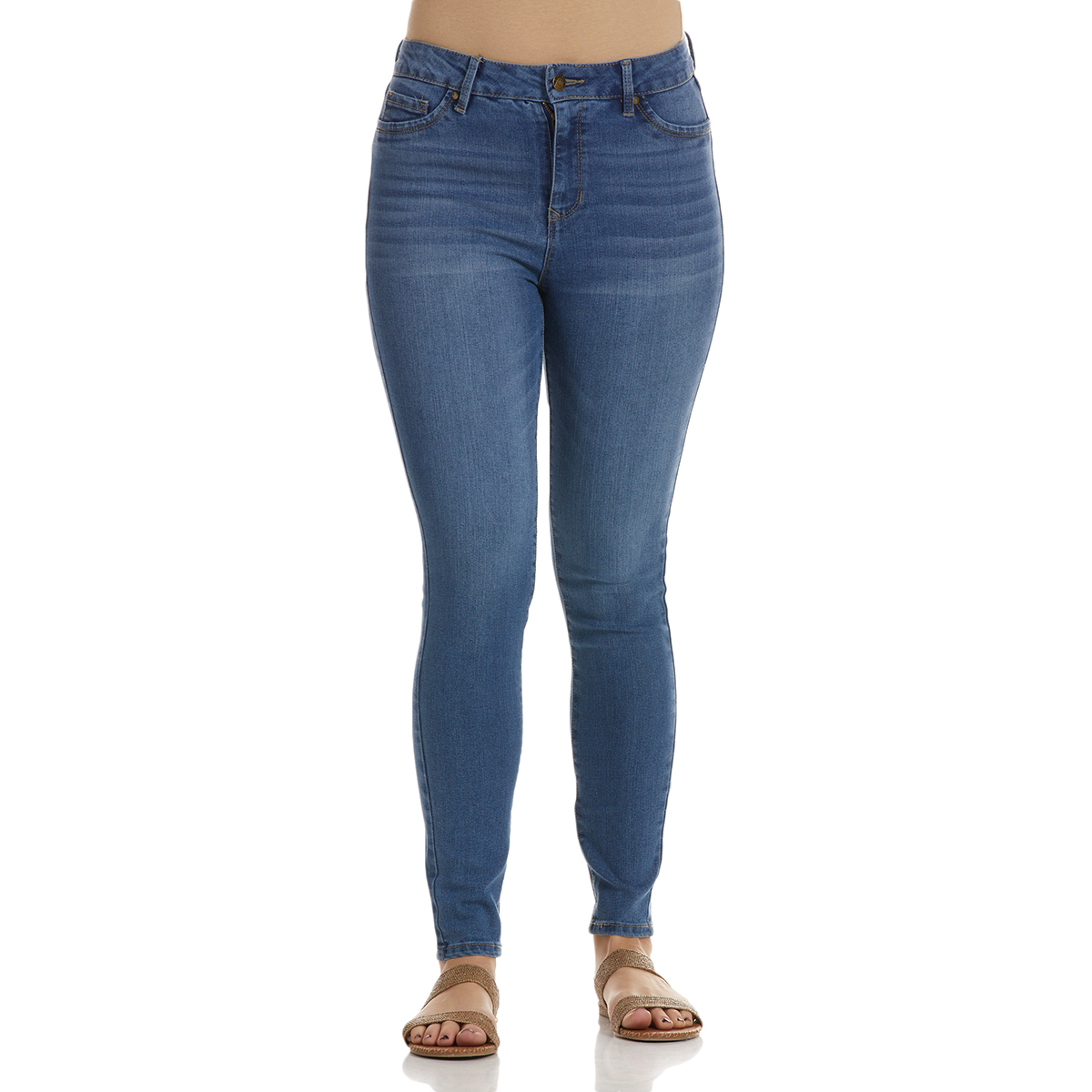 Blue Spice Juniors' Recycled High Waisted Skinny Jeans