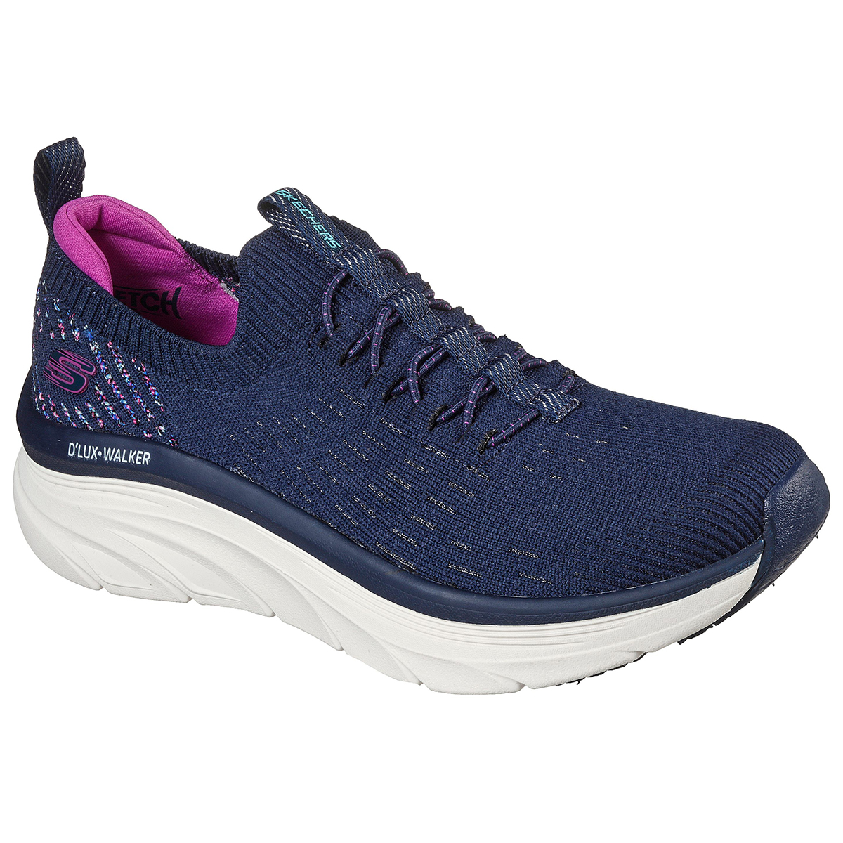 Skechers Women's Relaxed Fit: D'lux Walker - Star Stunner Shoes