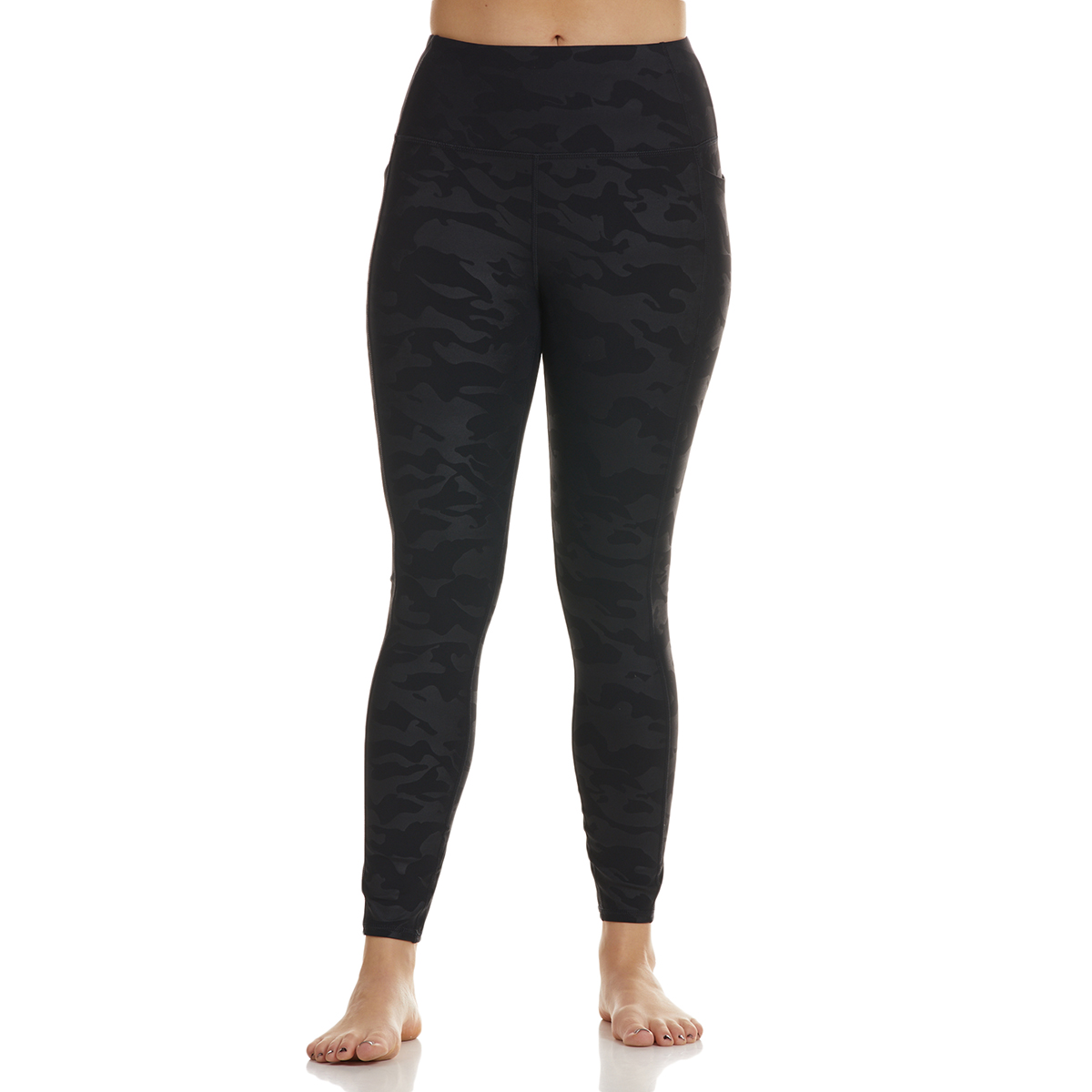 RBX Women's Full Length High-Waisted Leggings, Black