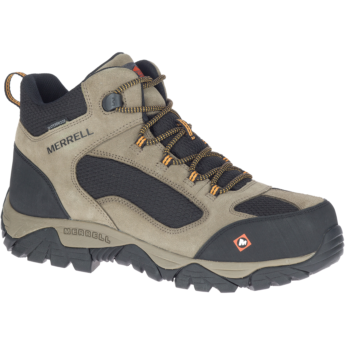 Merrell Men's Moab Onset Mid Waterproof Comp Toe Work Boots