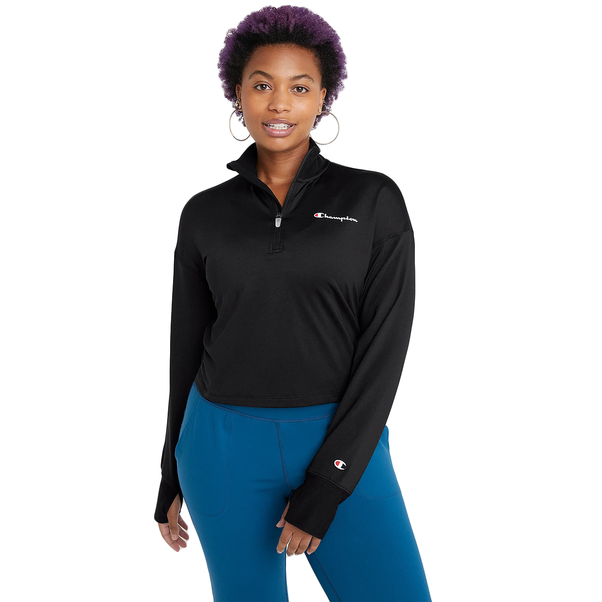 Champion Women's Soft Touch Quarter-Zip Pullover