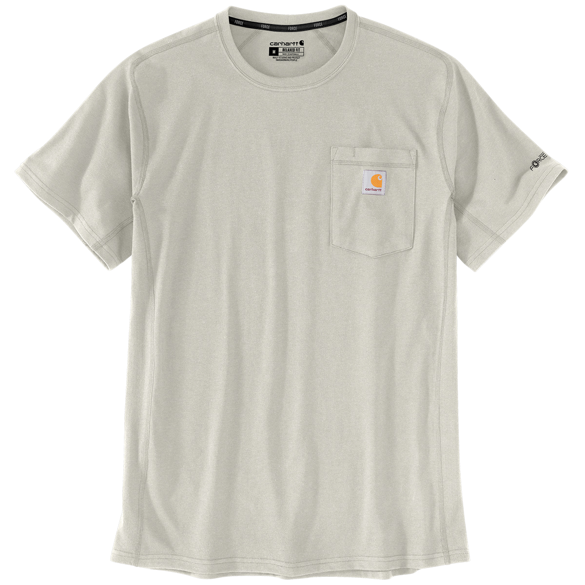 Carhartt Men's Force Flex Relaxed Fit Pocket Tee, White