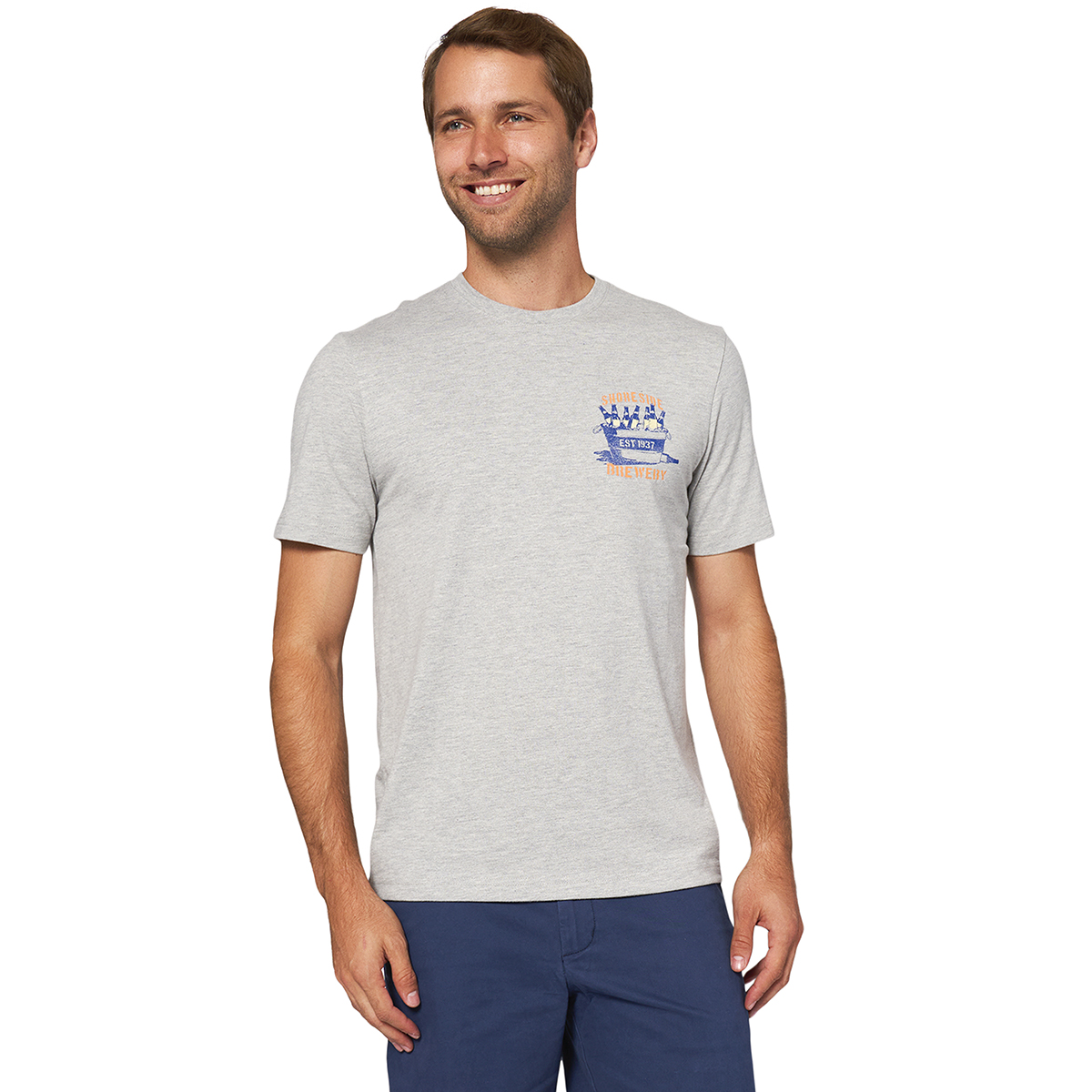 Izod Men's Saltwater Short-Sleeve Graphic Tee