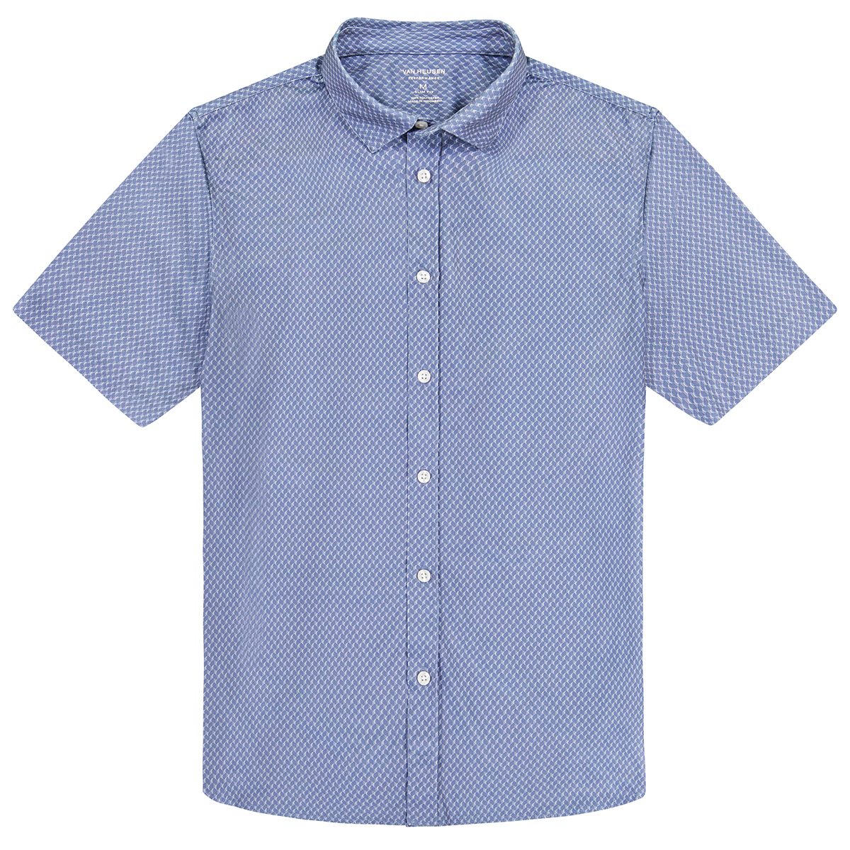 Van Heusen Men's Performance Slim Fit Short-Sleeve Button-Down Shirt