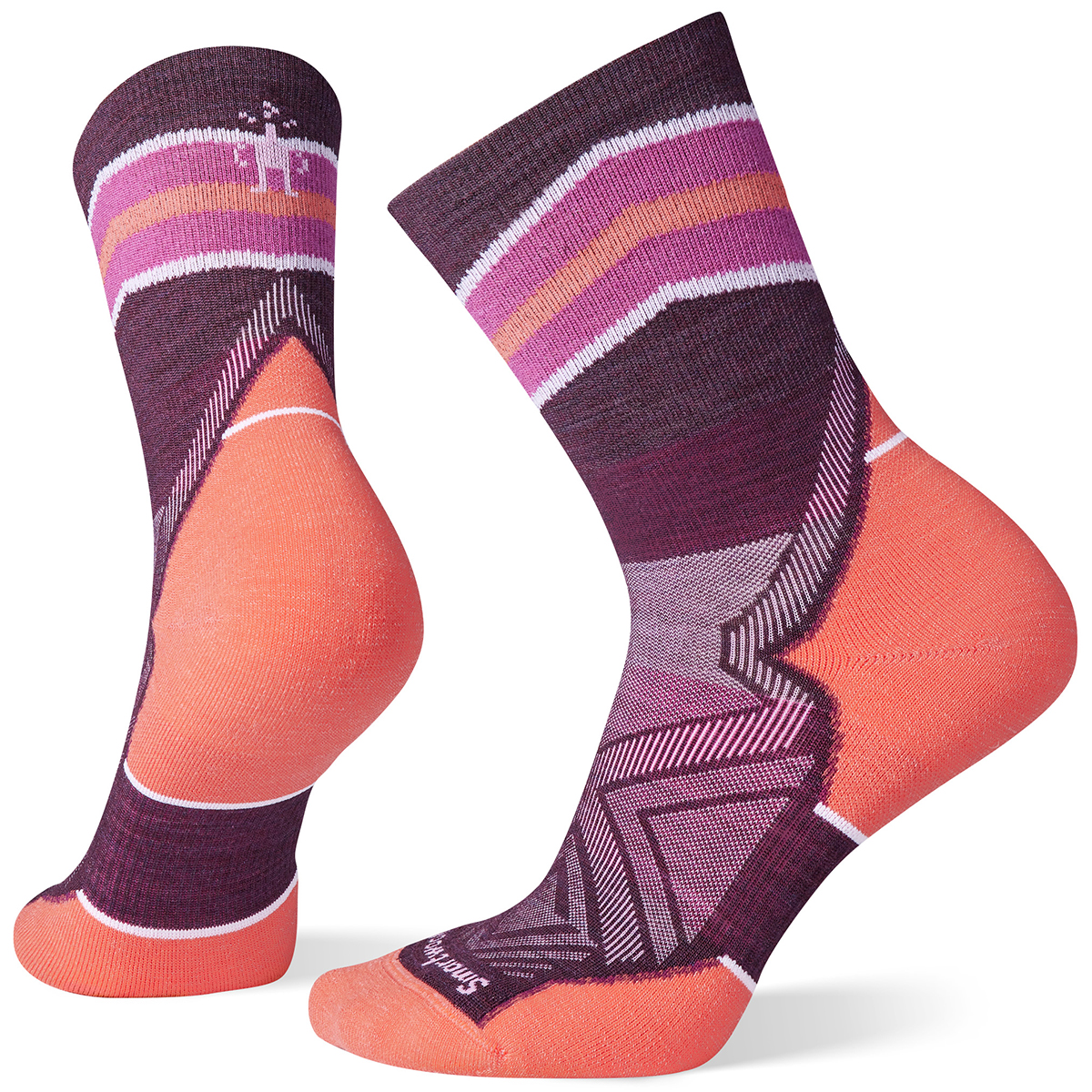 Smartwool Women's Run Targeted Cushion Mid Crew Socks