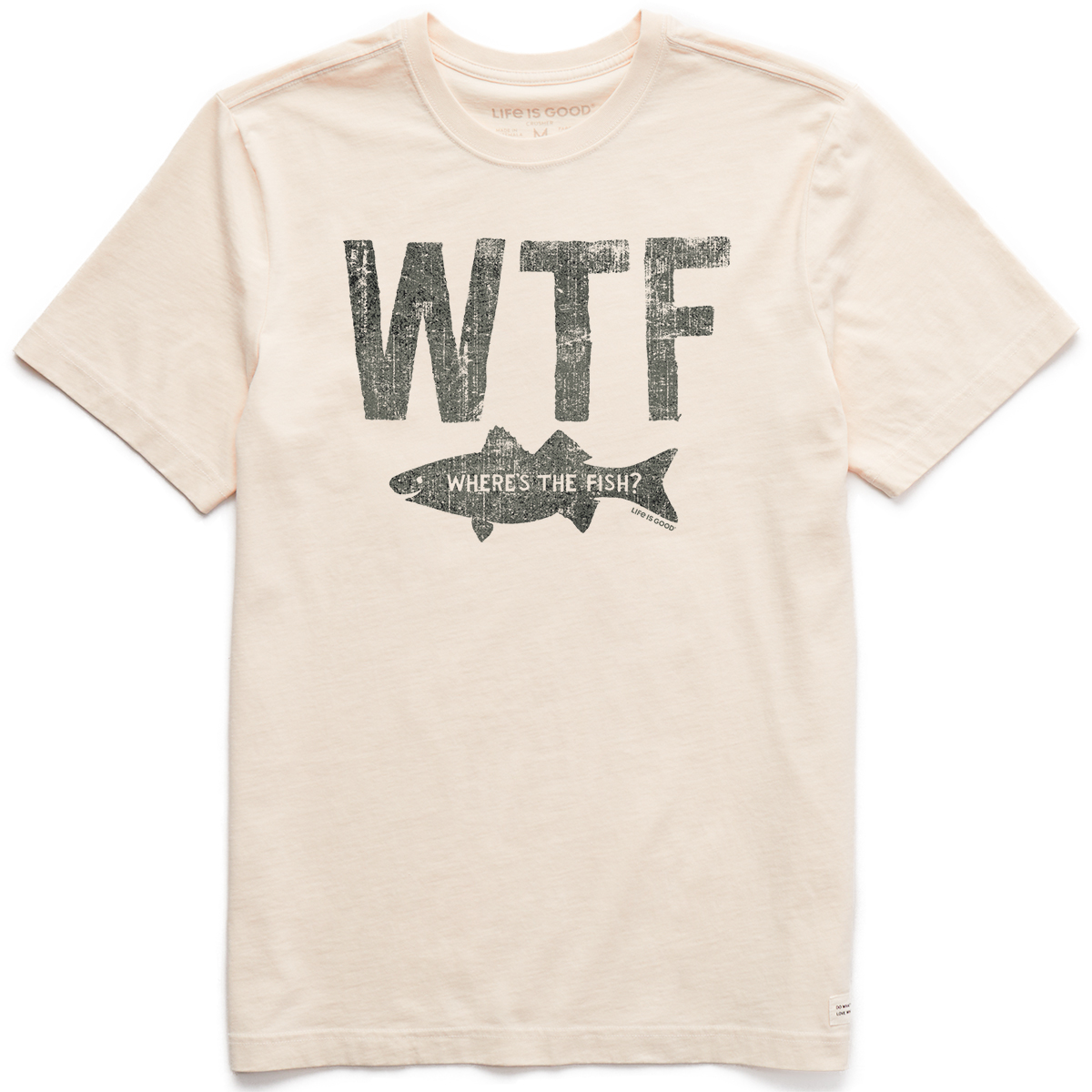 Life Is Good Men's Wtf Crusher Graphic Tee