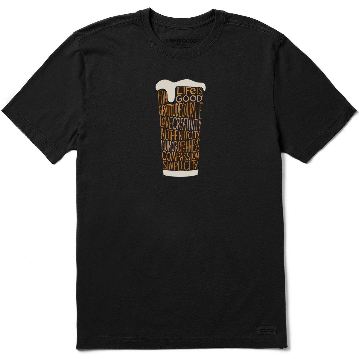 Life Is Good Men's Superpower Beer Crusher Short-Sleeve Tee