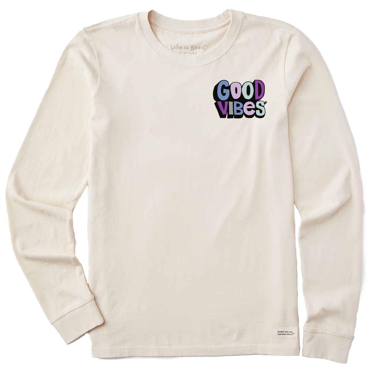 Life Is Good Women's Freestyle Crusher-Lite Long Sleeve Graphic Tee