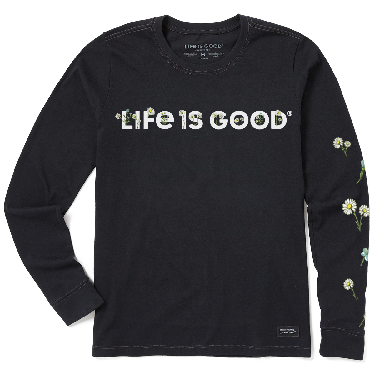 Life Is Good Women's Wildflowers Crusher Long Sleeve Graphic Tee