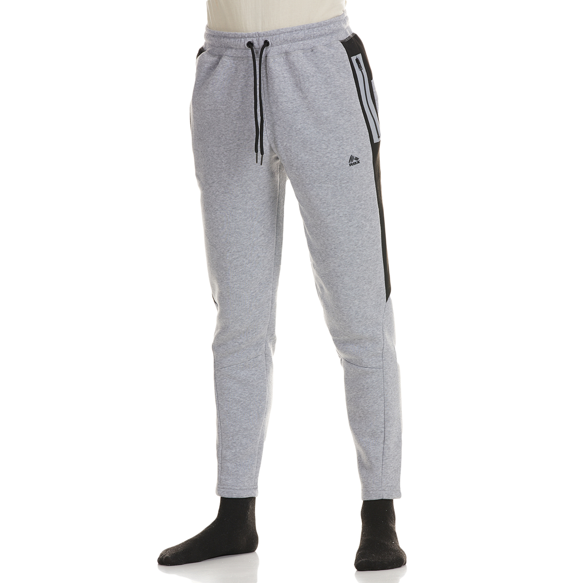 RBX Men's Tapered Joggers w/ Zip Pocket