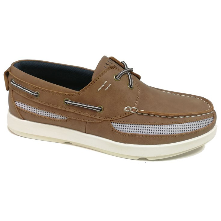 Island Surf Company Men's Cod 2 Boat Shoe, Wide Width