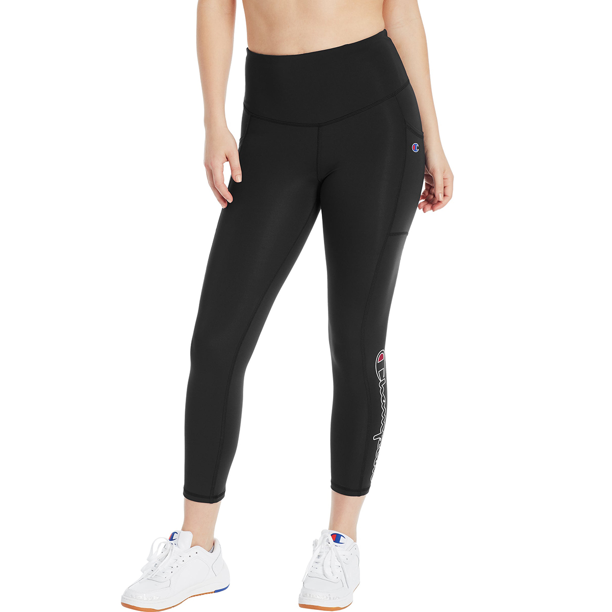 Champion Women's Absolute Eco Sport 3/4 Pocket Tights, Black