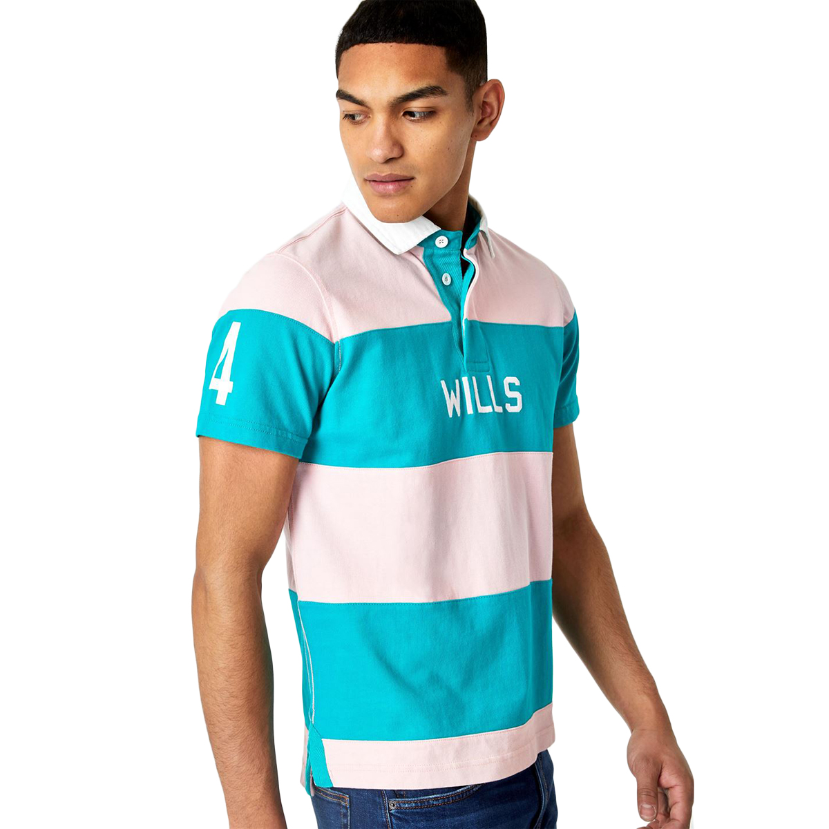 Jack Wills Men's Axbridge Rugby Short-Sleeve Polo