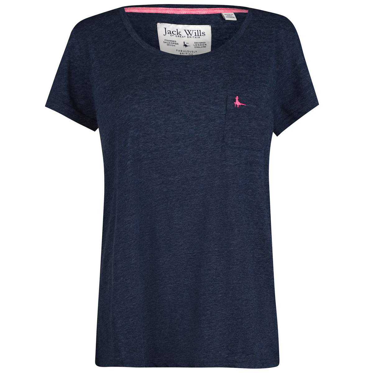 Jack Wills Women's Fullford Pocket Short Sleeve Tee