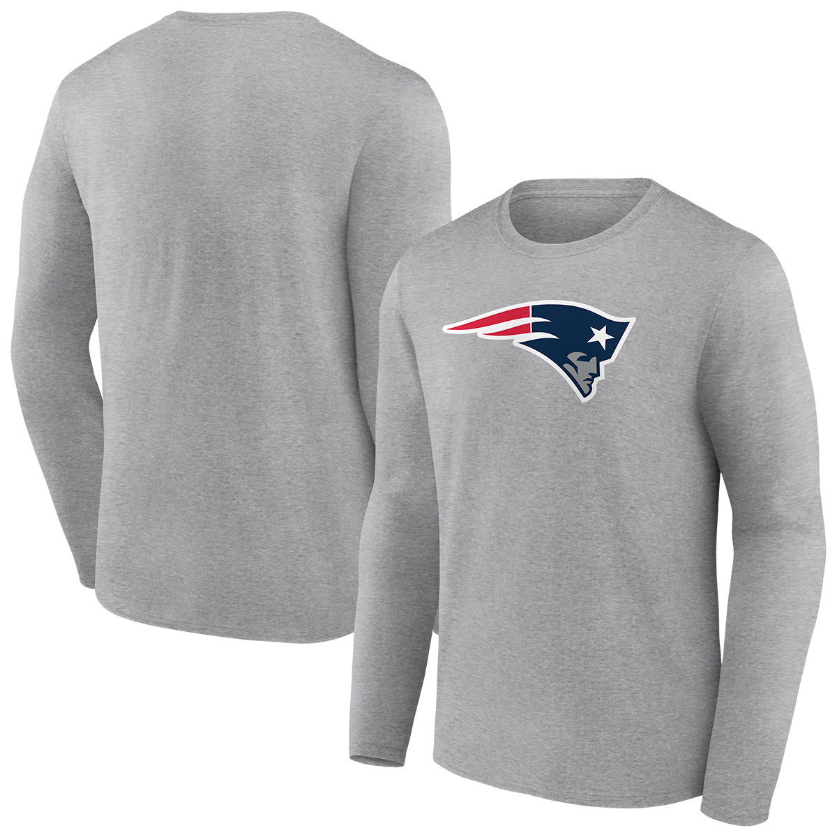 New England Patriots Men's Fanatics Primary Logo Long-Sleeve Tee