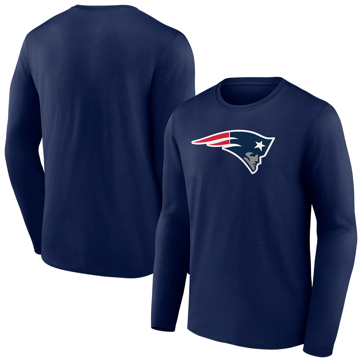 New England Patriots Men's Fanatics Primary Logo Long-Sleeve Tee