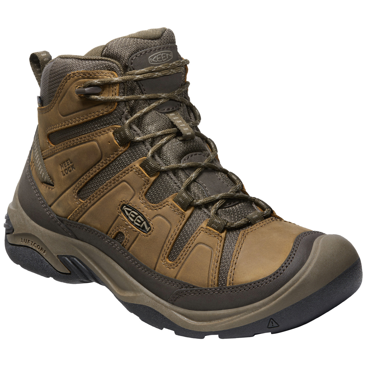 Keen Men's Circadia Mid Waterproof Hiking Boots, Wide