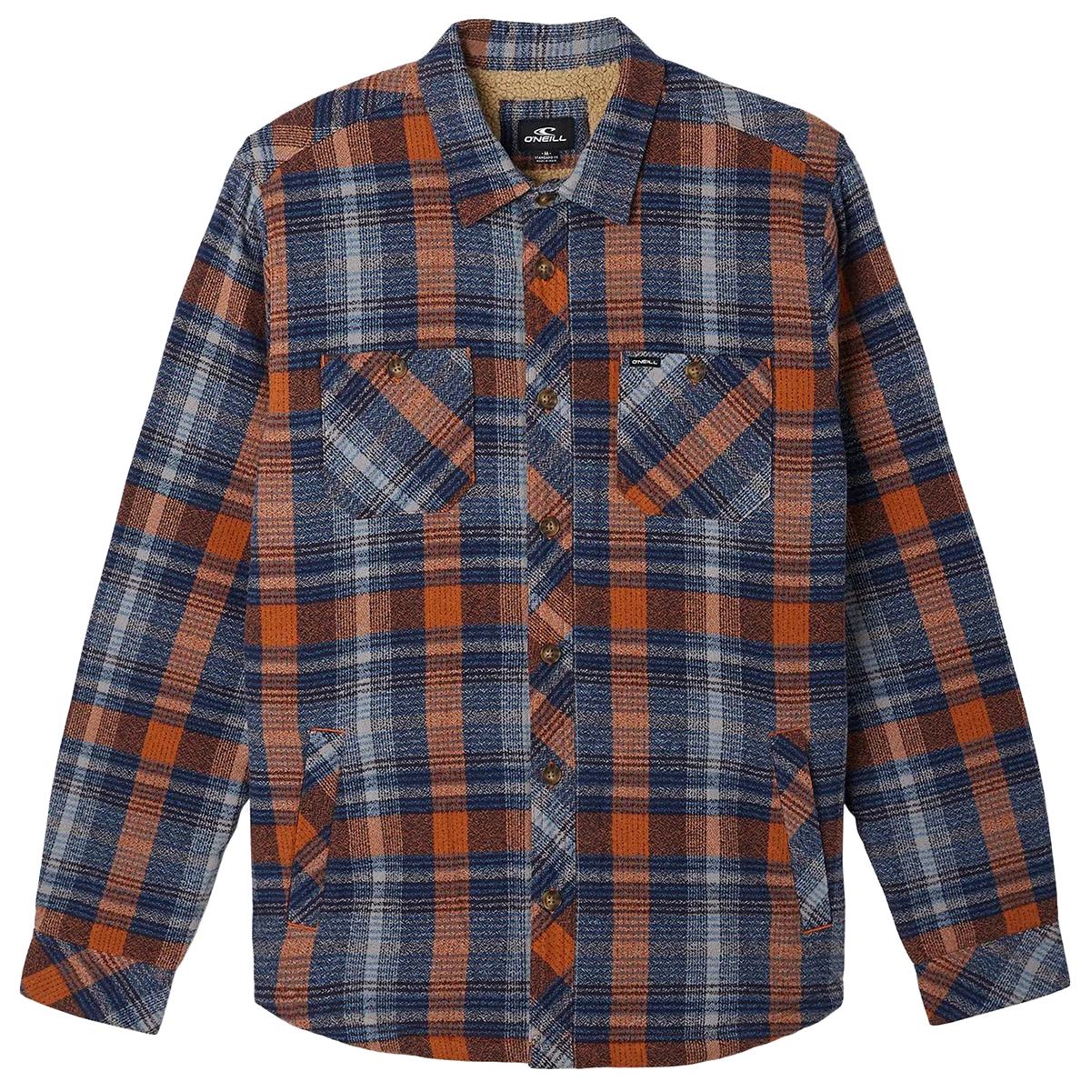 O'neill Young Men's Redmond Sherpa Flannel, Orange