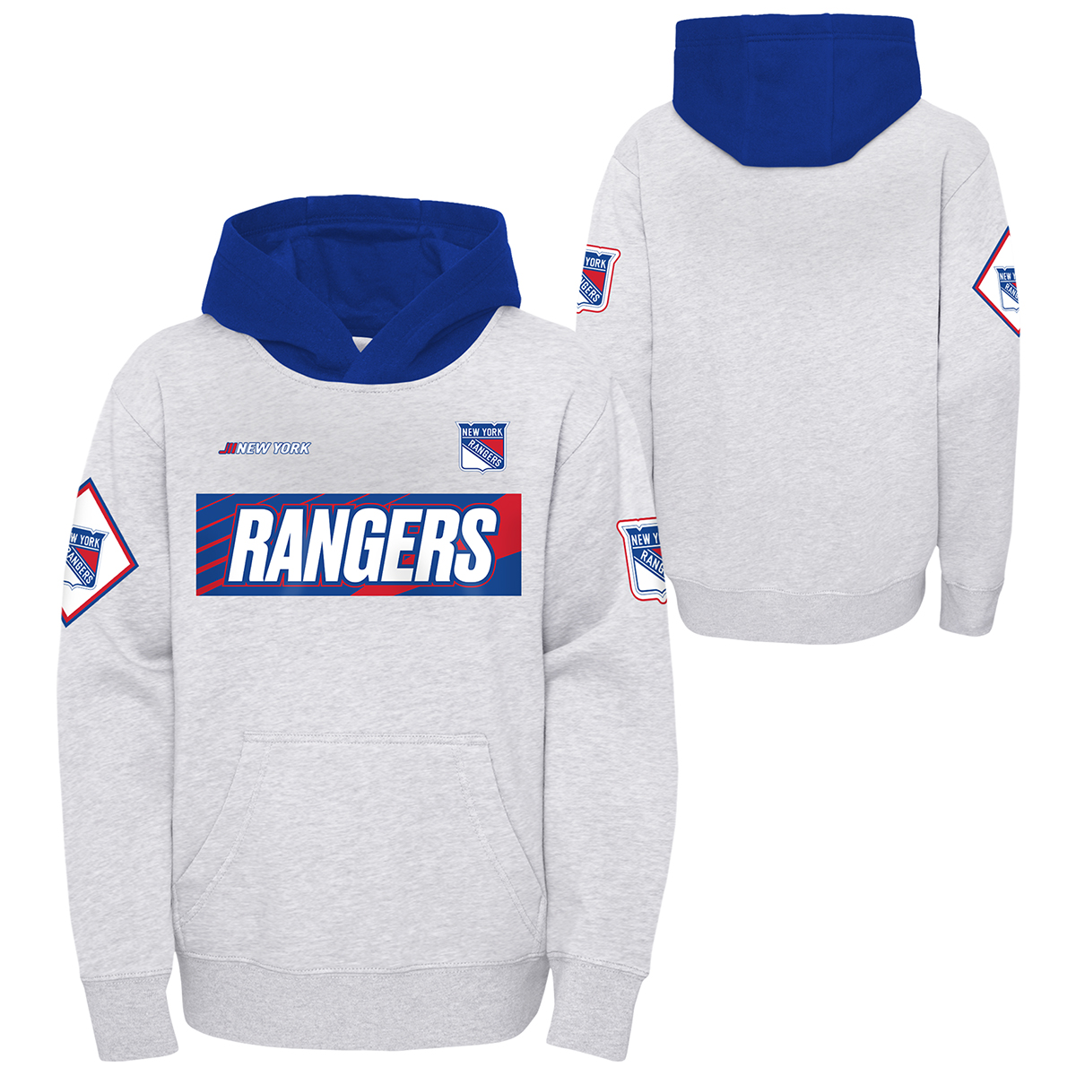 New York Rangers Boys' Outerstuff Star Shootout Hoodie