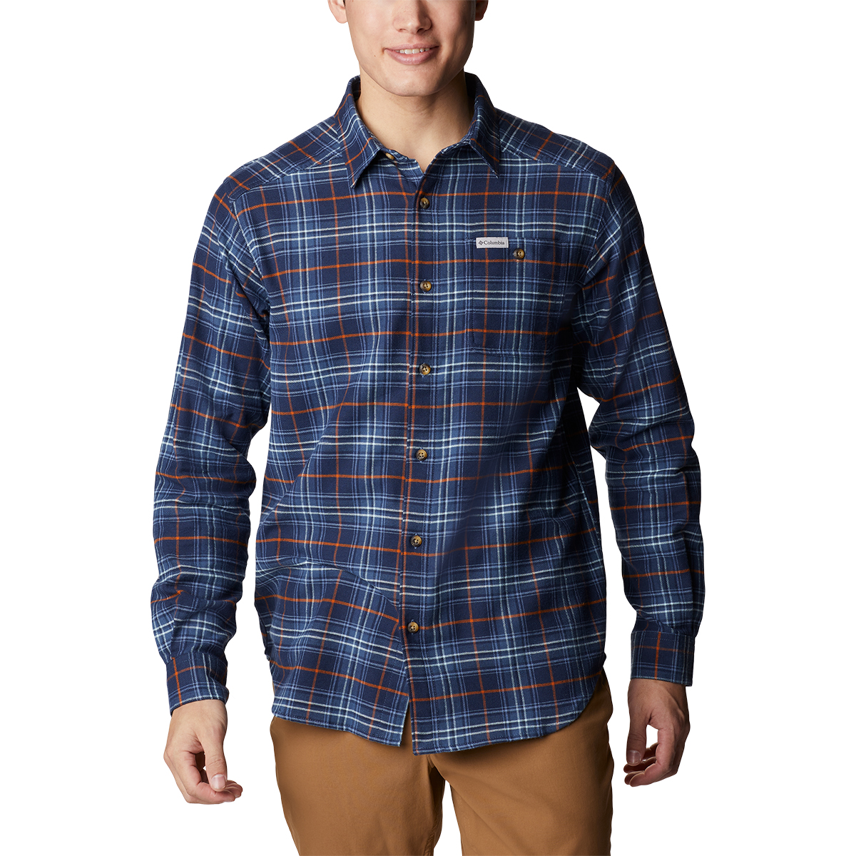 Columbia Men's Cornell Woods Flannel Long-Sleeve Shirt