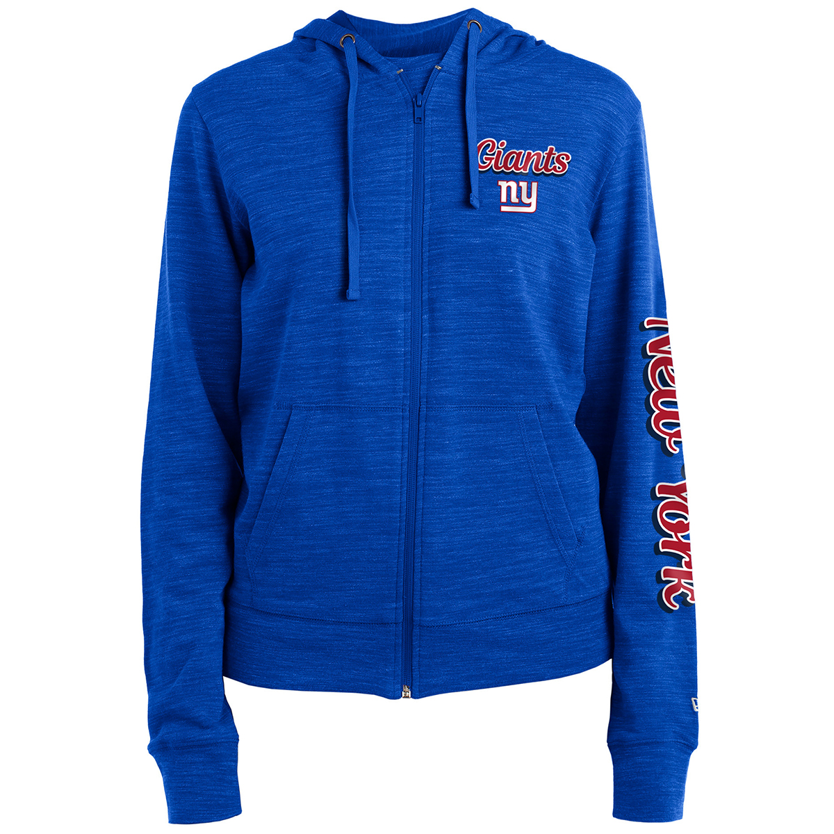 New York Giants Women's Space Dye Full Zip Hoodie