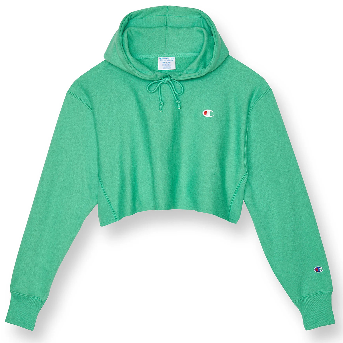 Champion Juniors' Reverse Weave Cropped Cut-Off Hoodie