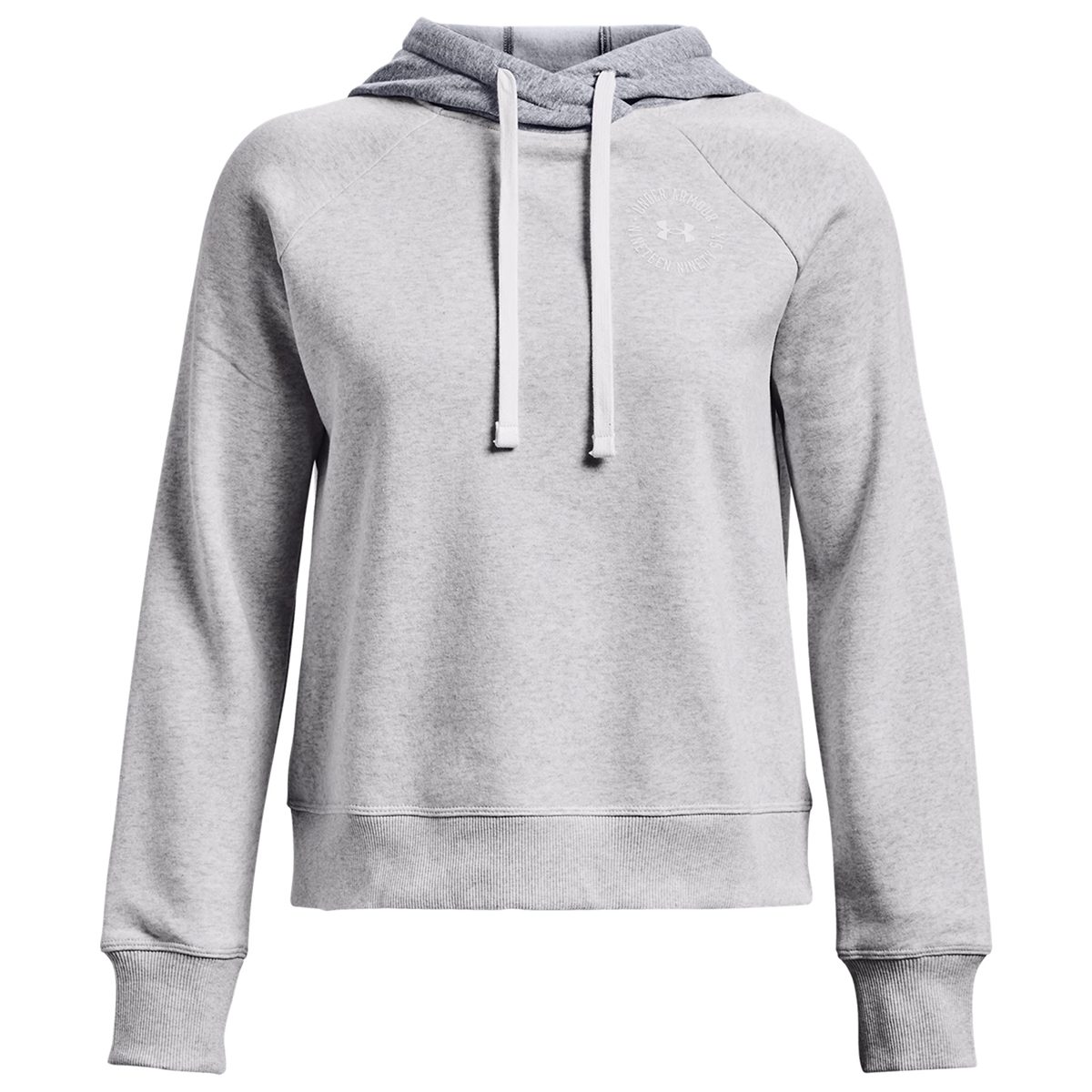 Under Armour Women's Ua Rival Fleece Colorblock Hoodie, Black