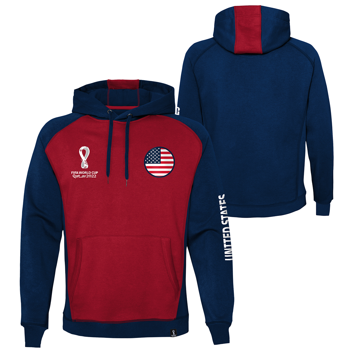 World Cup 2020 Men's Outerstuff Usa Raglan Hoodie