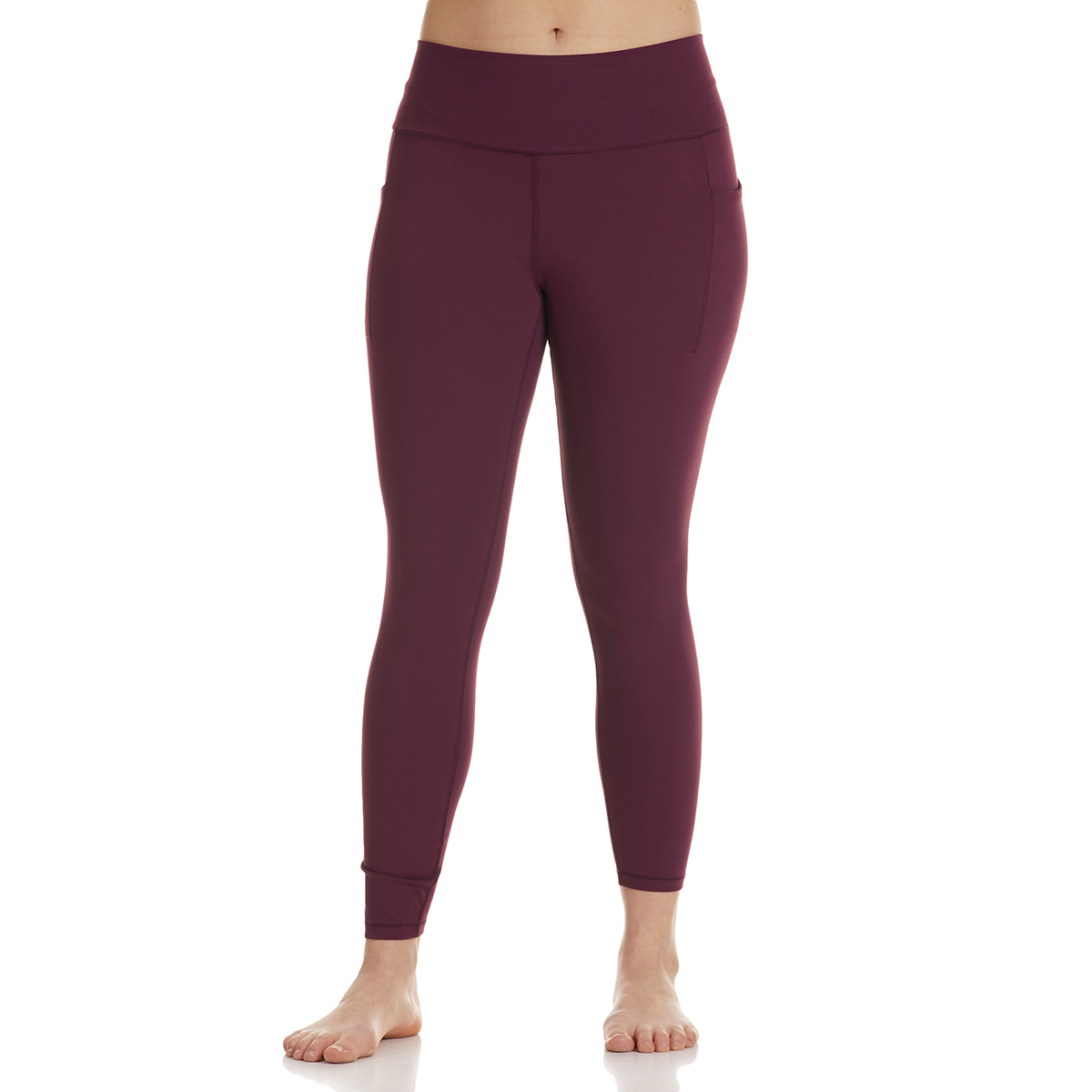 Spyder Women's Ankle Length Leggings W/ Floating Side Pockets, Purple