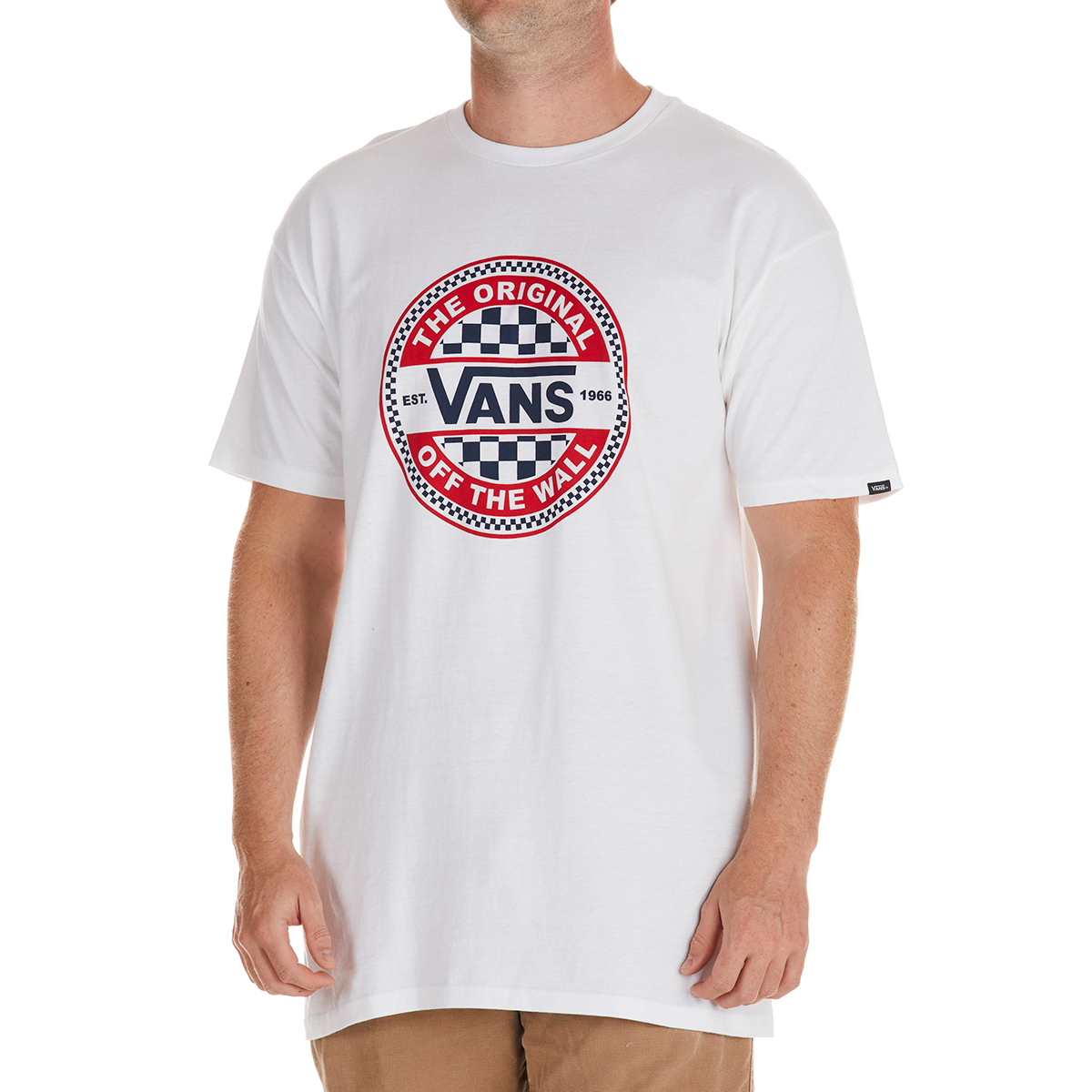 Vans Guys' Circle Checker Short Sleeve Tee