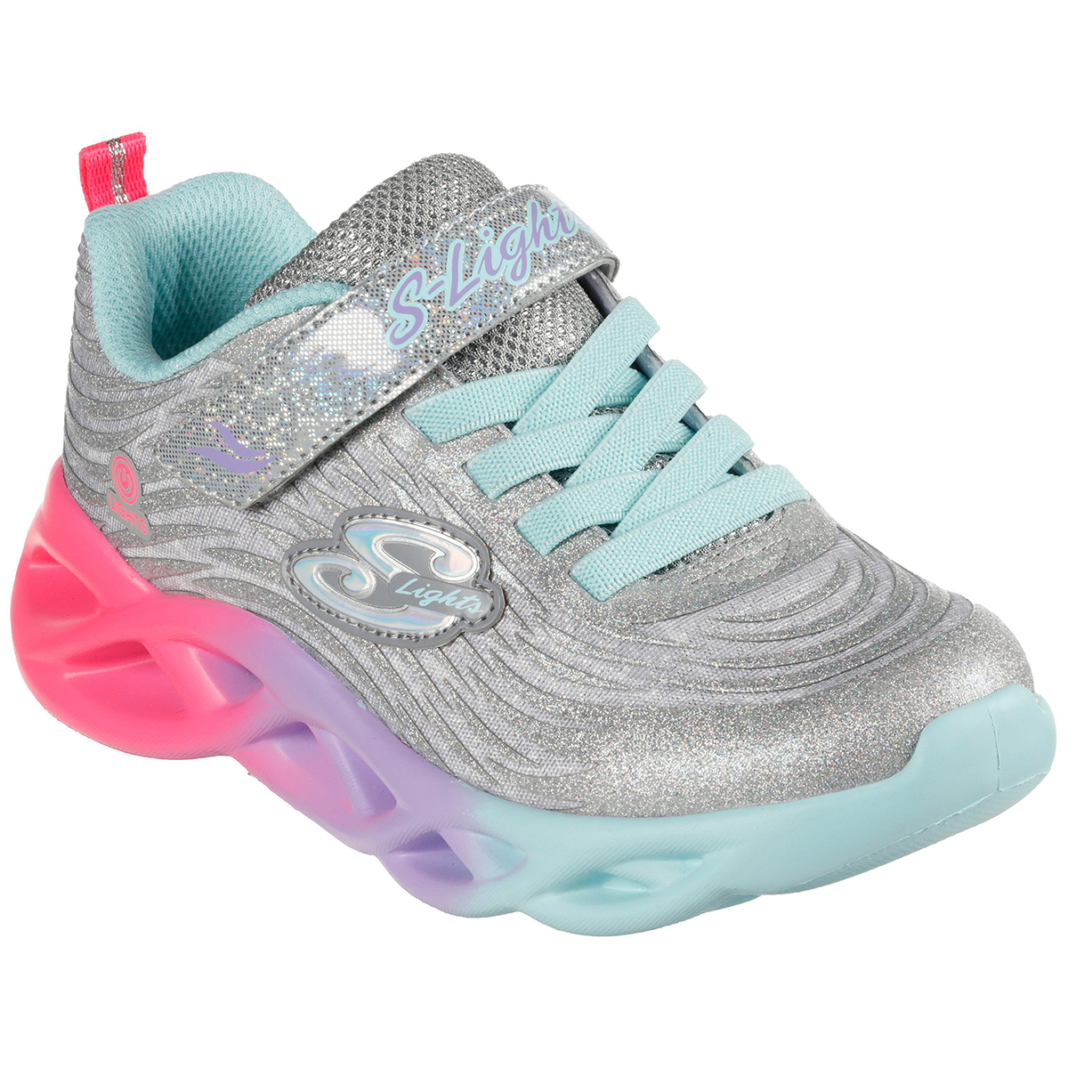 Skechers Girls' S Lights: Twisty Brights - Color Radiant Shoes