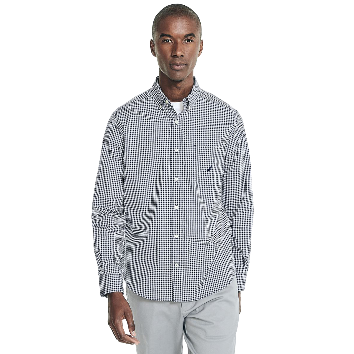 Nautica Men's Classic Fit Gingham Shirt