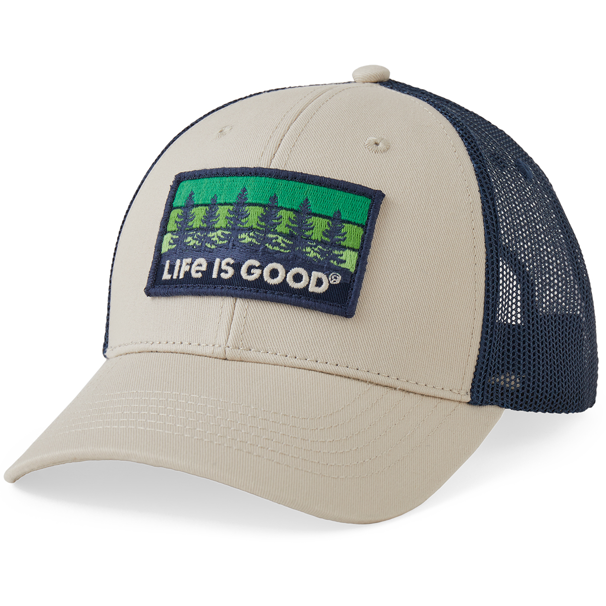 Life Is Good Women's Tree Patch Hard Mesh Back Cap