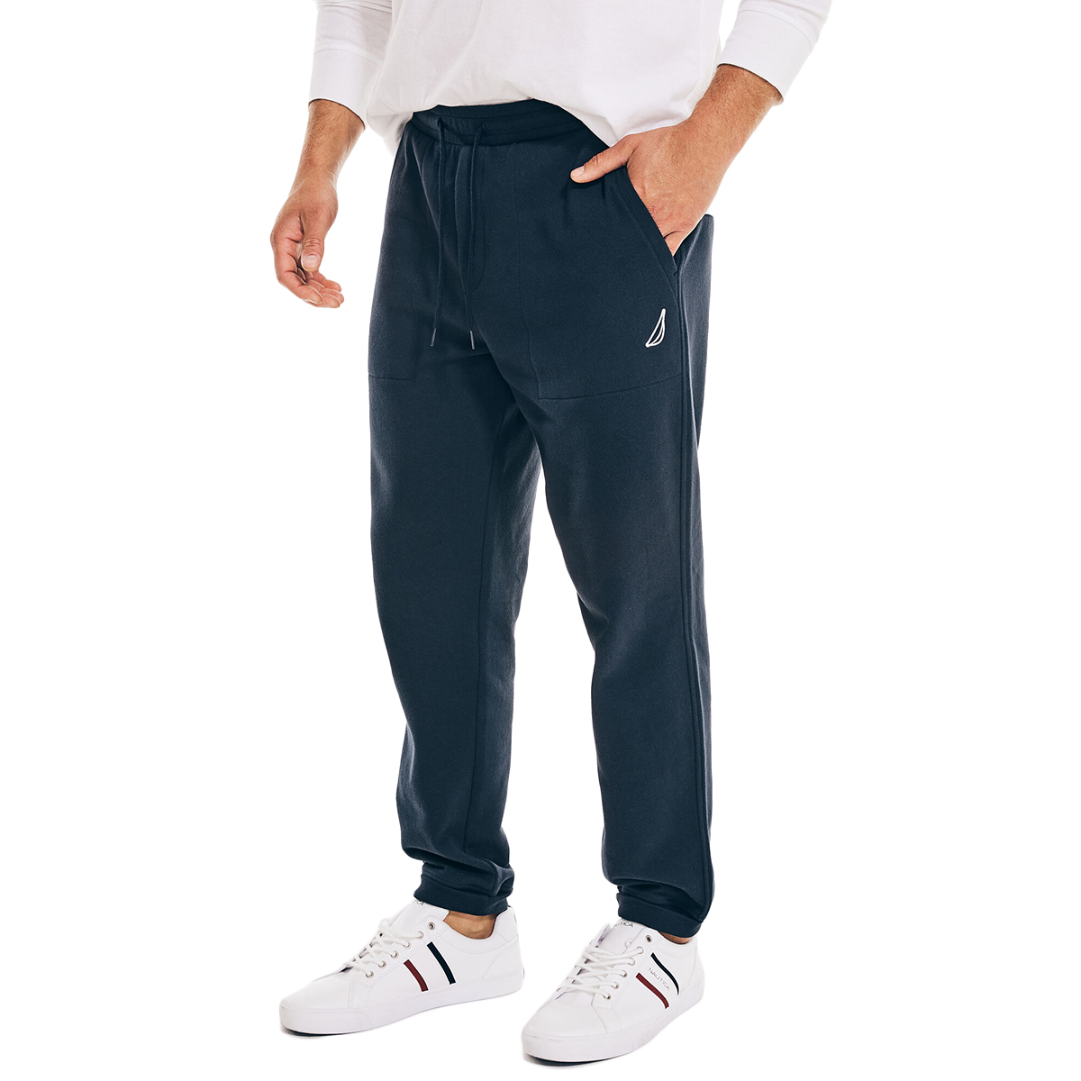 Nautica Men's J-Class Fleece Joggers, Blue