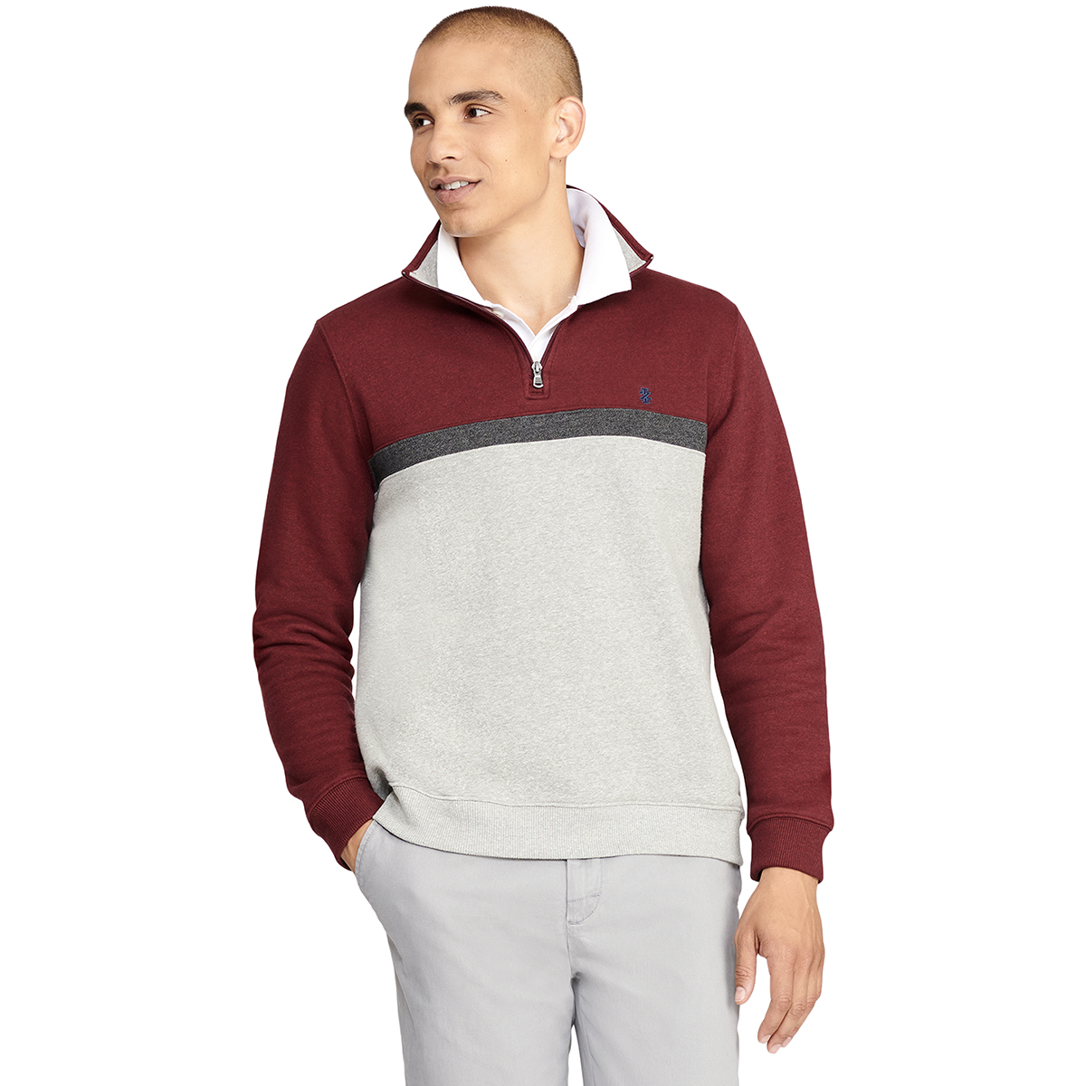 Izod Men's Advantage Fleece 1/4- Zip Pullover