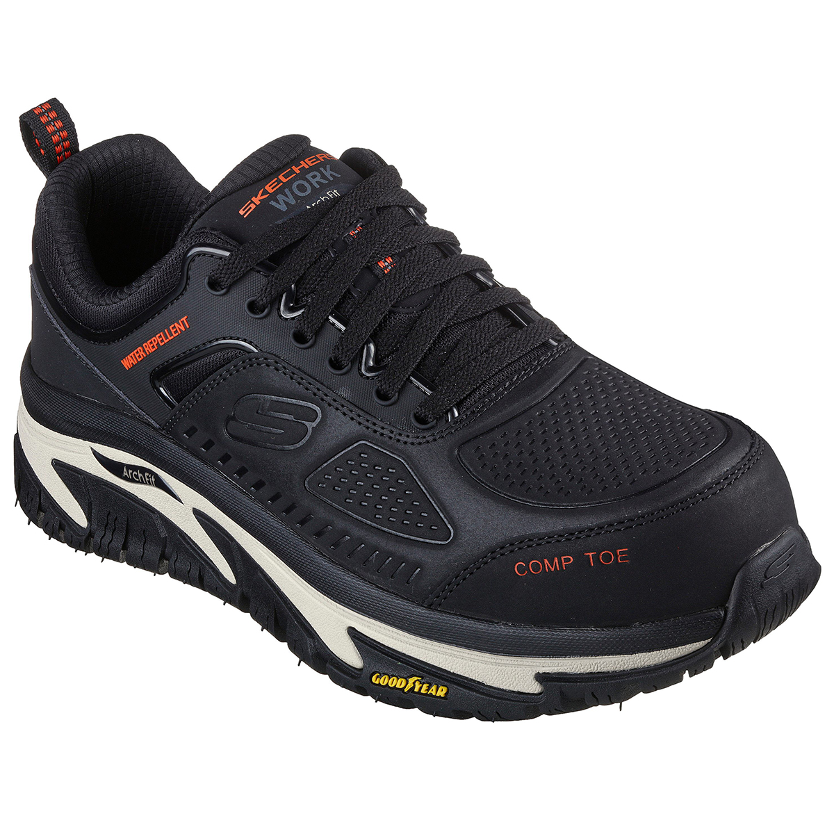 Skechers Men's Work: Arch Fit Road Walker - Raylan Work Shoes