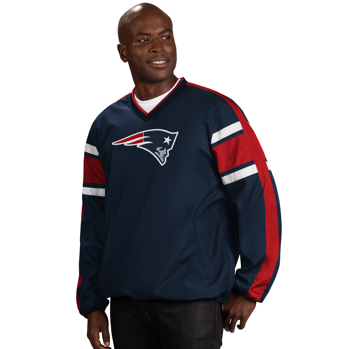 New England Patriots Men's Swing Route Pullover
