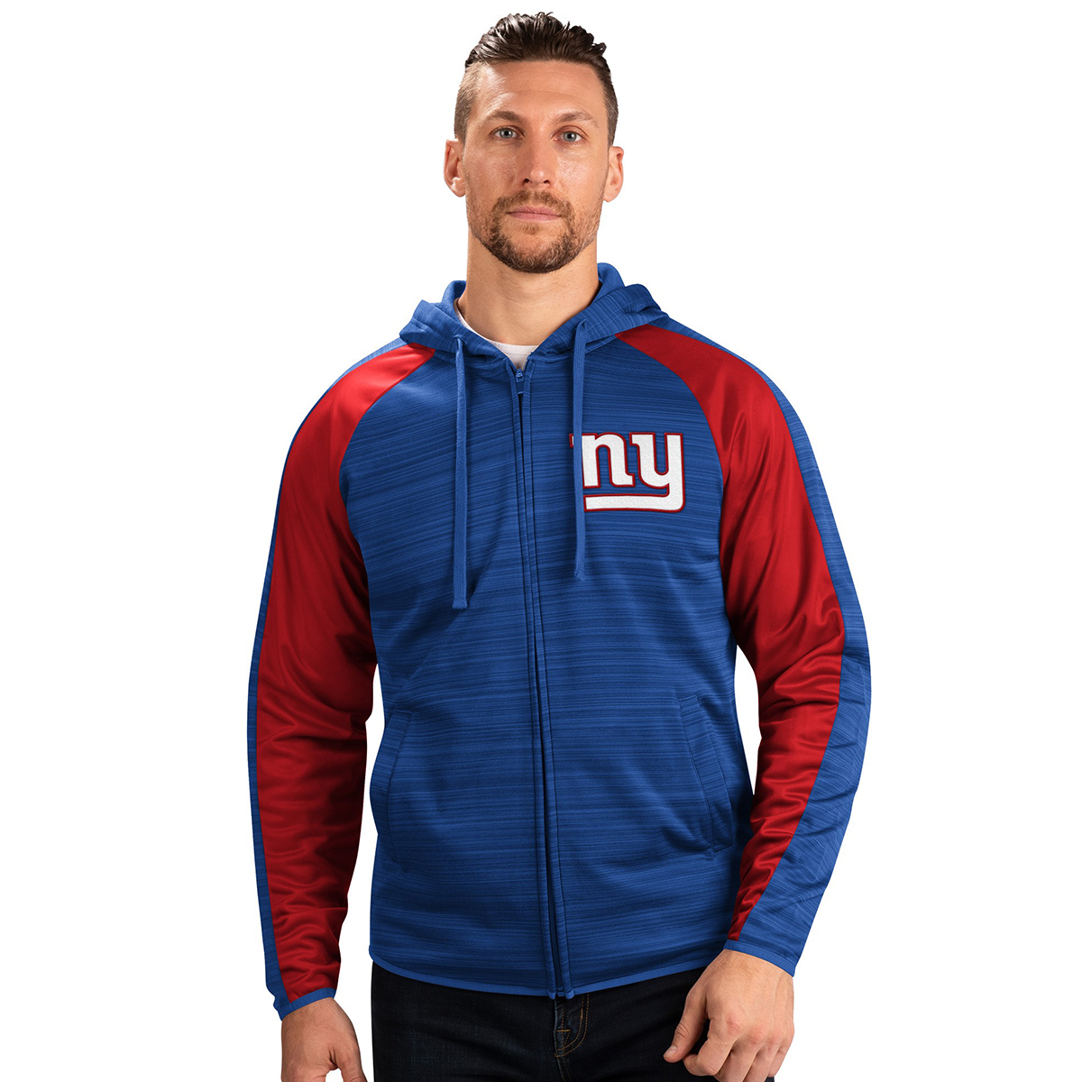New York Giants Men's Neutral Zone Full-Zip Hoodie