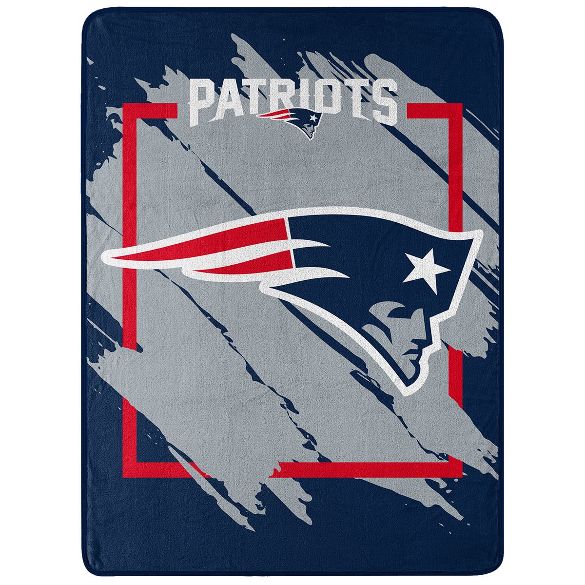 New England Patriots Dimensional Micro Raschel Throw Blanket