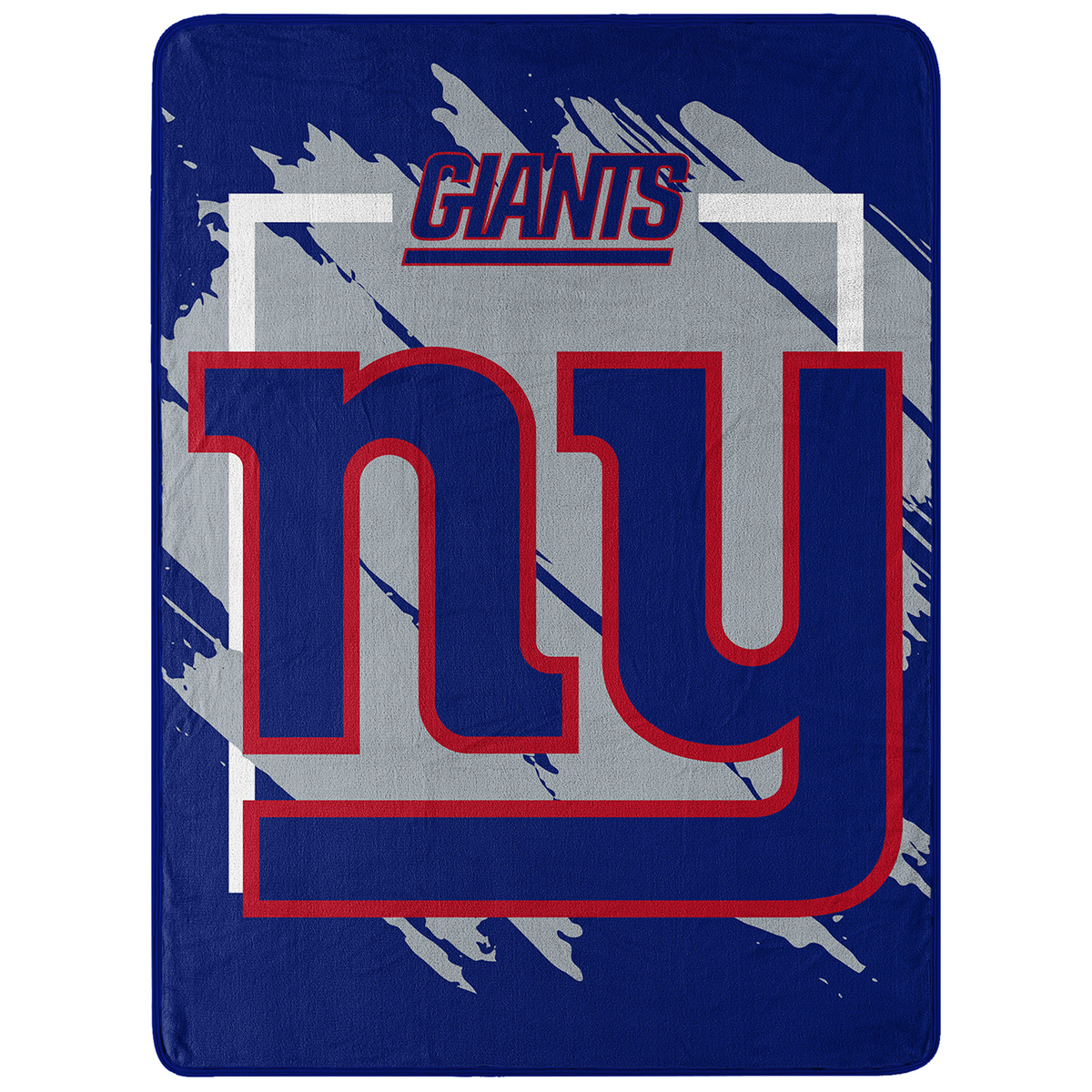 New York Giants Dimension Micro Raschel Throw Blanket, Blue