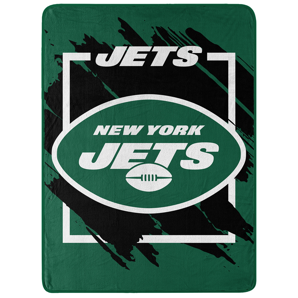 New York Jets Dimensional Micro Raschel Throw Blanket, Green