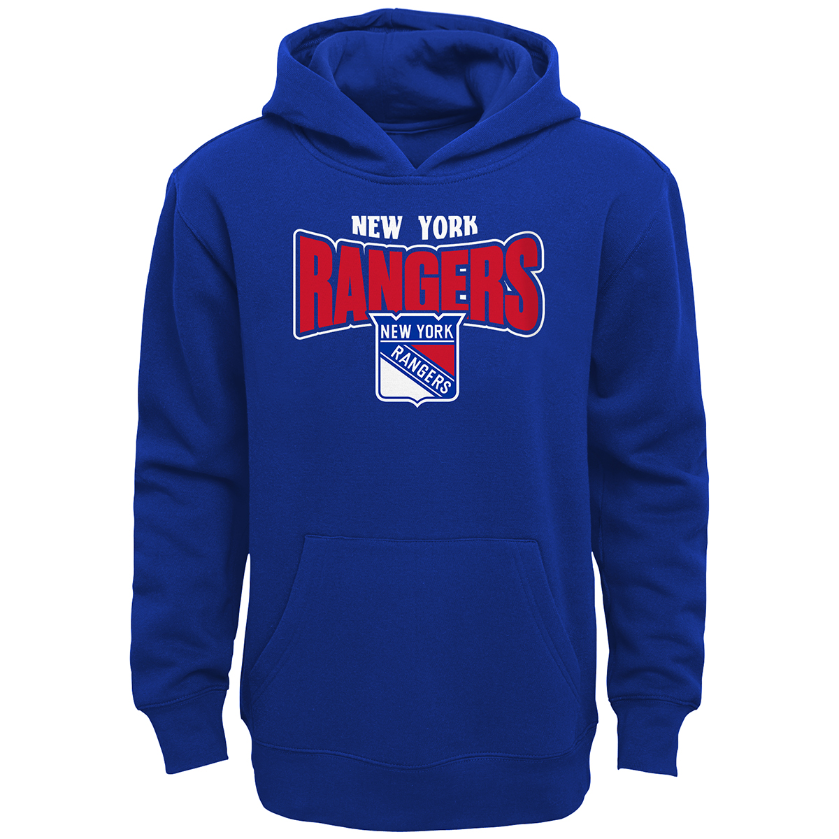 New York Rangers Kids' Outerstuff Draft Pick Pullover Hoodie