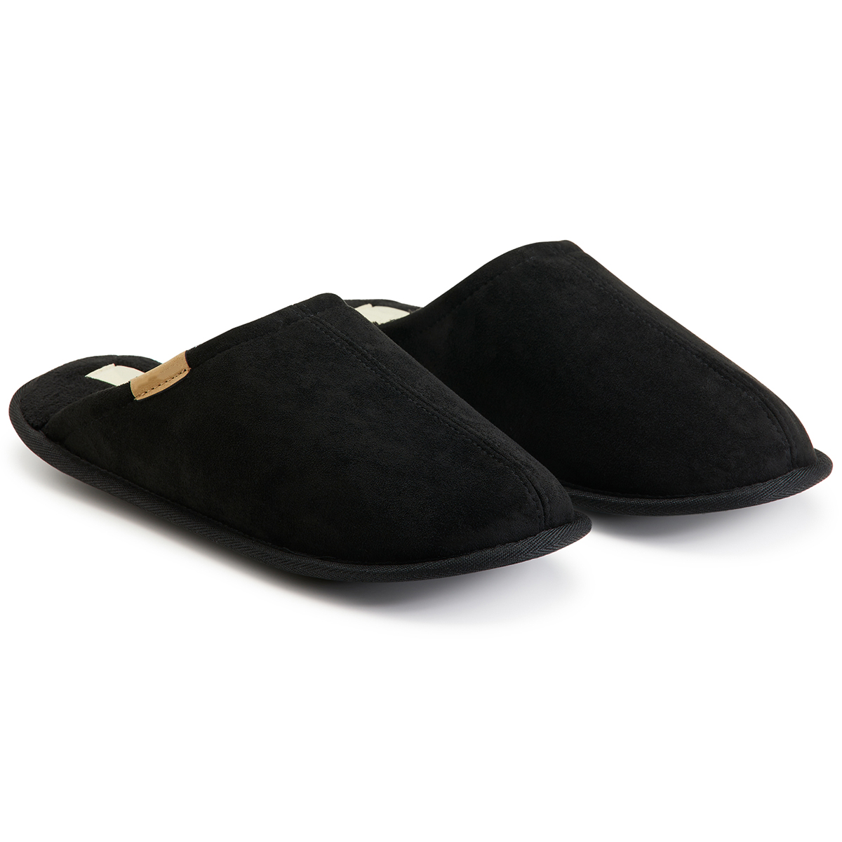 Famous Maker Men's Riley Microsuede Scuff Slippers