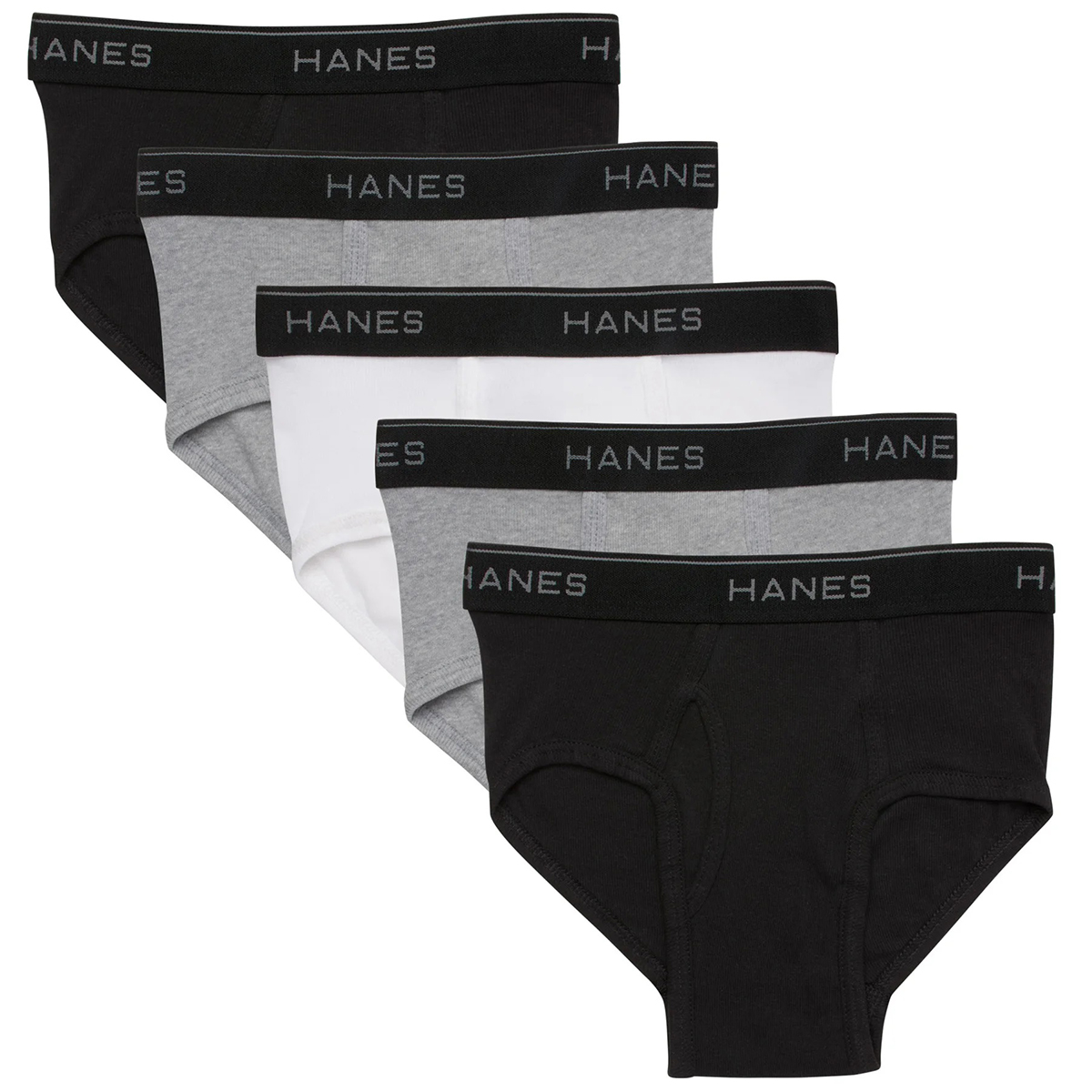 Hanes Boys' Ultimate Briefs W/ Comfortsoft Waistband, 5-Pack