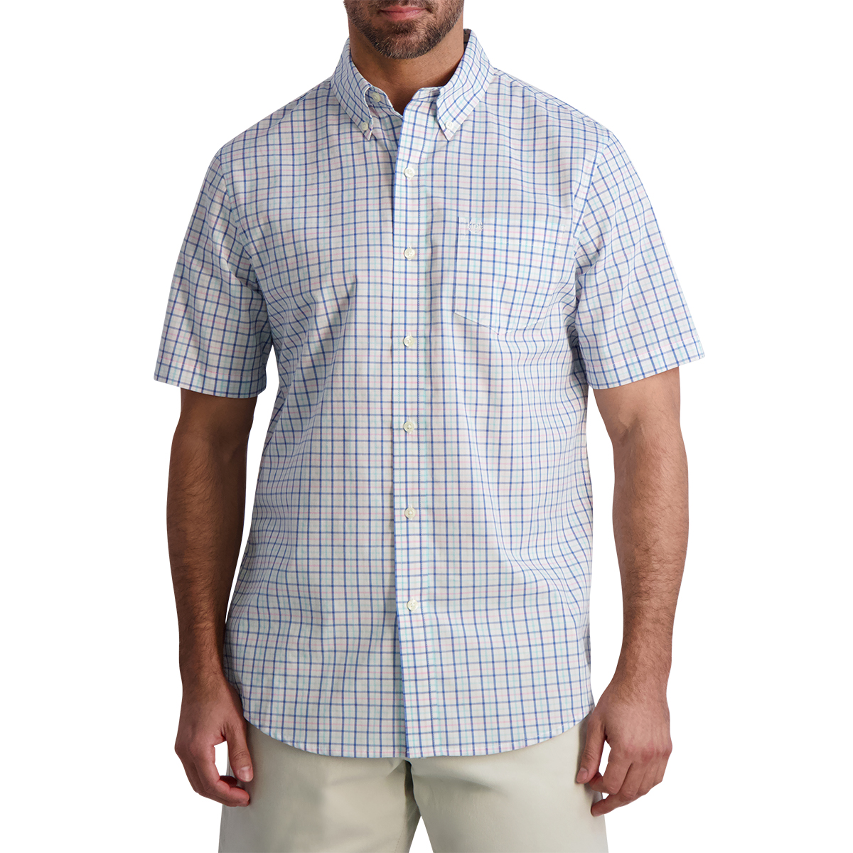 Chaps Men's Short-Sleeve Woven Shirt