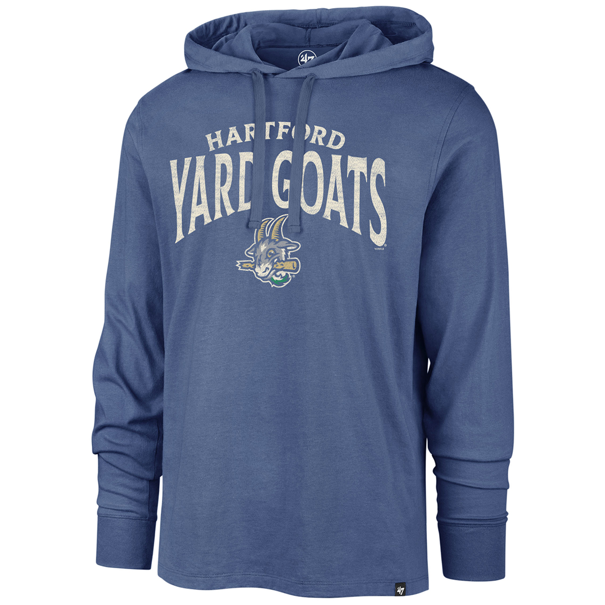 Hartford Yard Goats Men's '47 Royal Timepiece Franklin Hoodie