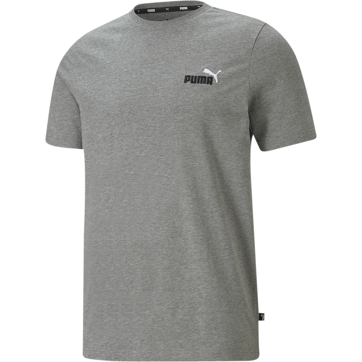 Puma Men's Essential Embroidered Logo Short-Sleeve Tee